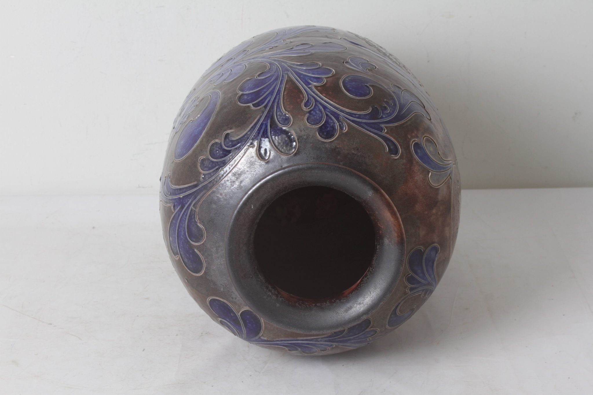 emmaus-scherwiller-etikette-occasion -Grand -vase - poterie -Handarbeit (2)