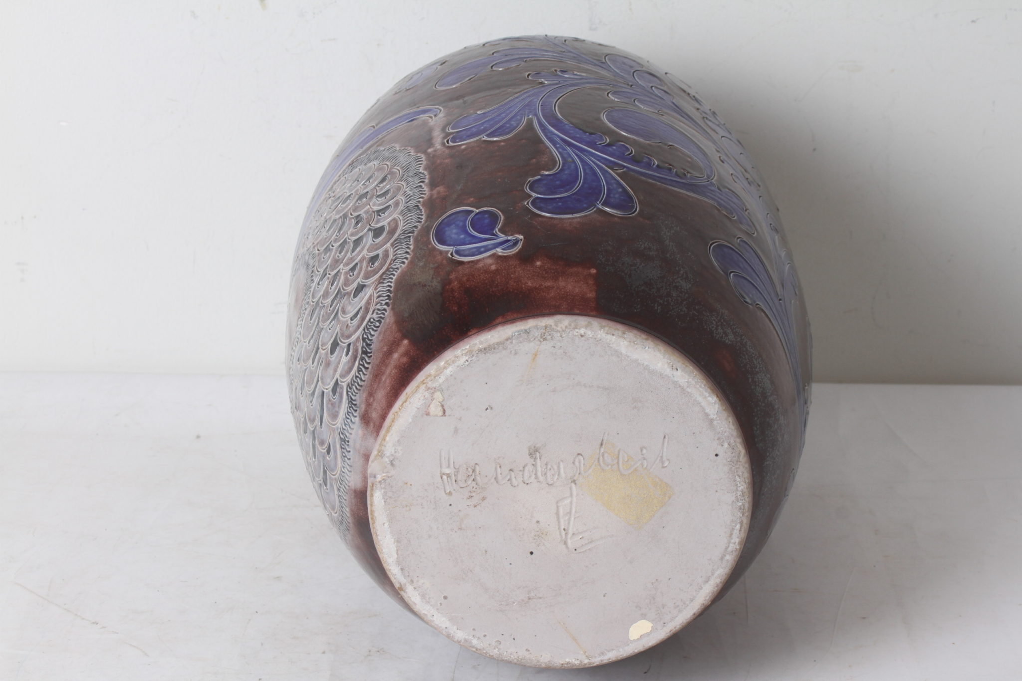 emmaus-scherwiller-etikette-occasion -Grand -vase - poterie -Handarbeit (4)