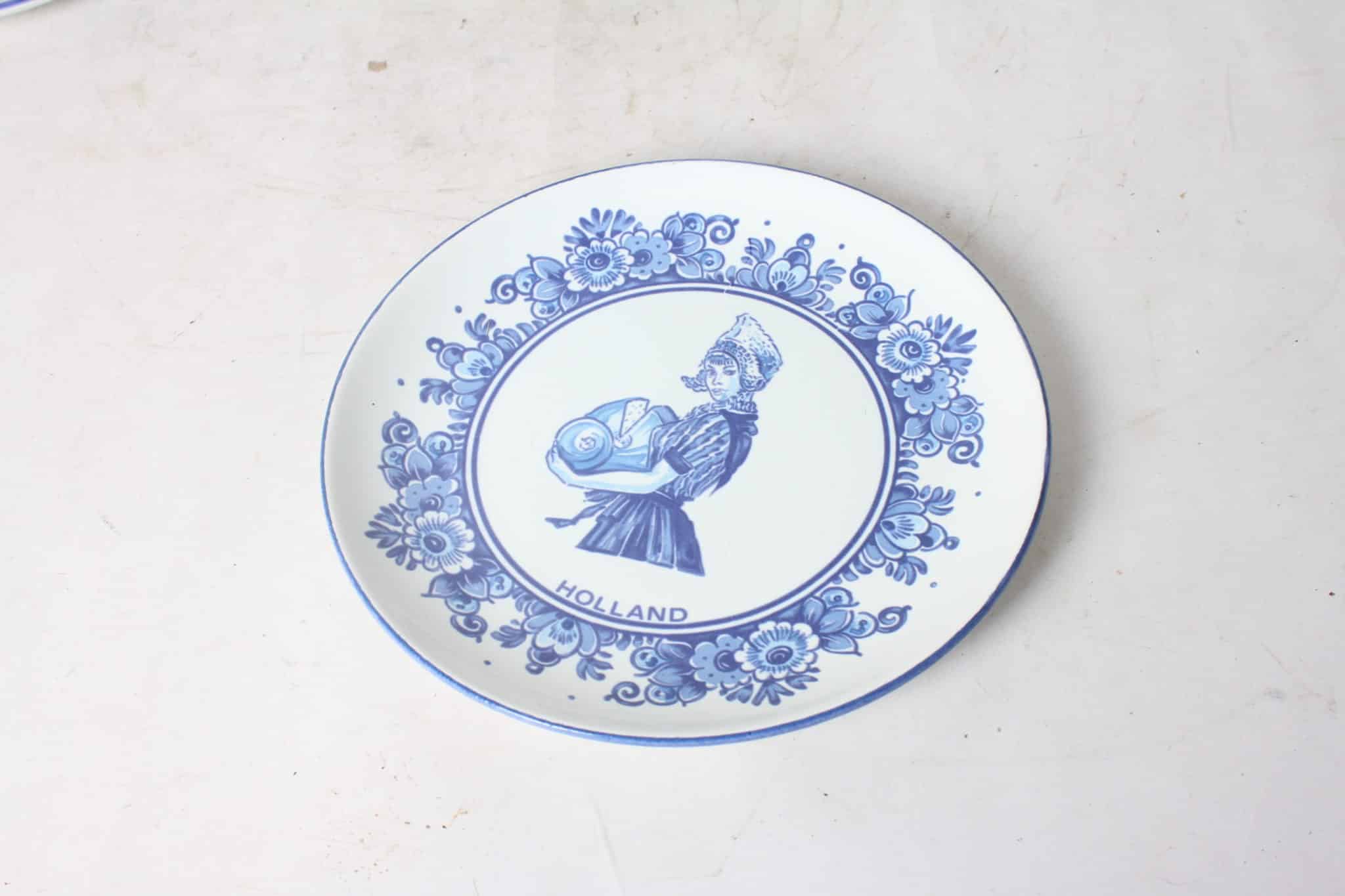 emmaus-scherwiller-etikette-occasion -assiette-dessert-hollande-bleu-blanc (1)