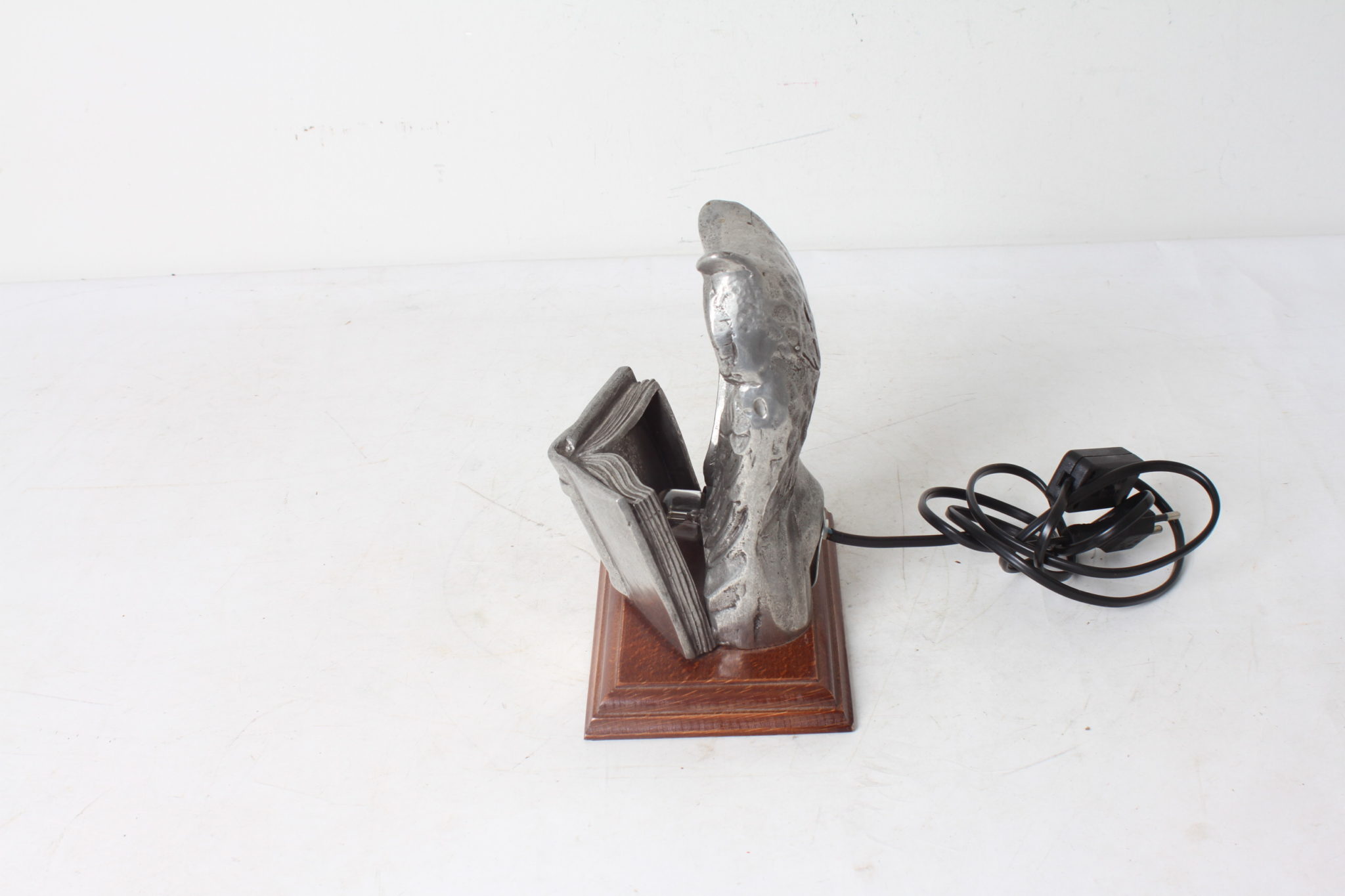 emmaus-scherwiller-etikette-occasion -lampe-hibou-chouette-étain-bois (4)