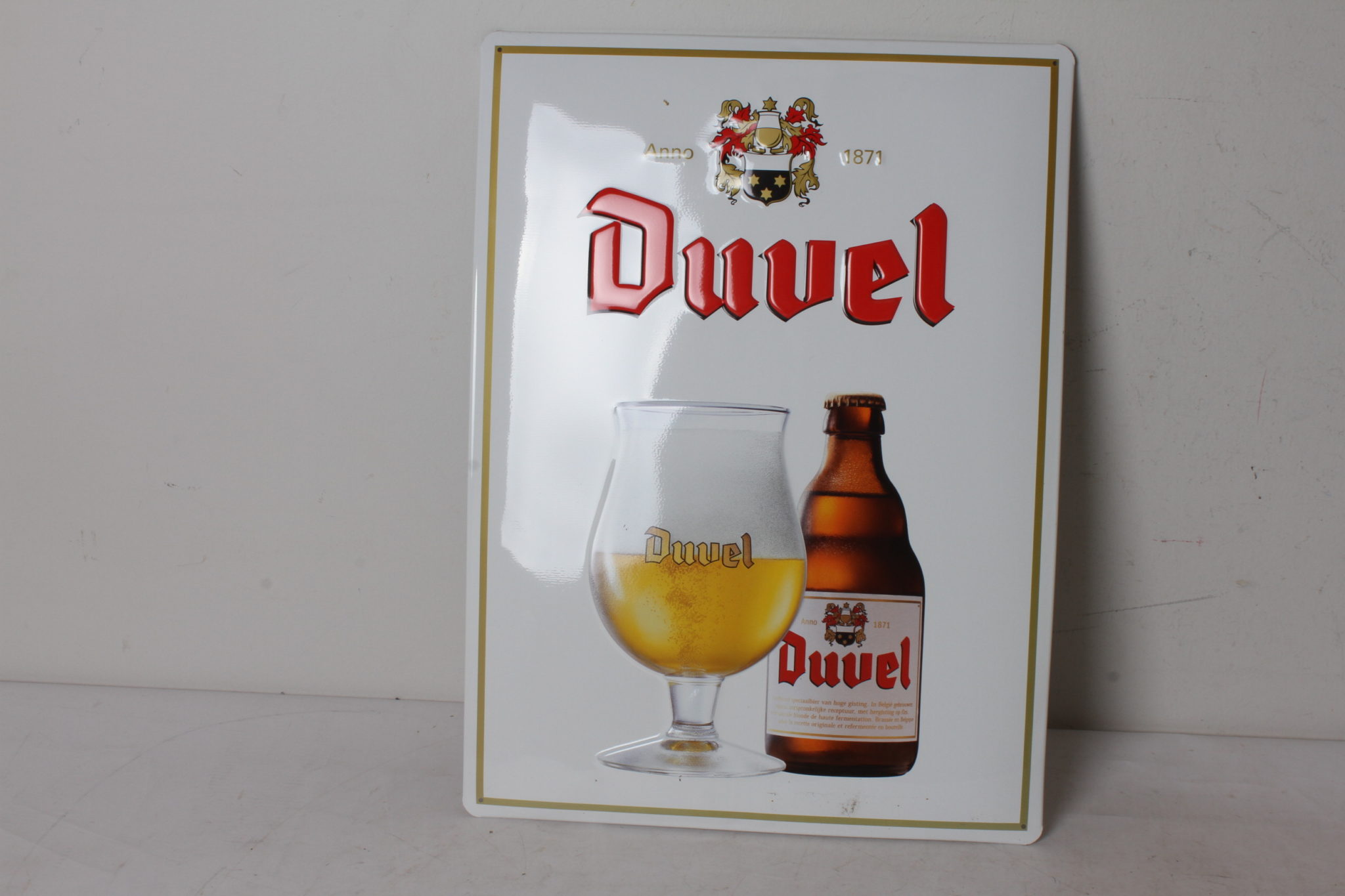 plaque-murale-publicitaire-en-tole-biere-duvel-objets-deco-occasion-emmaus-scherwiller-etikette (2)