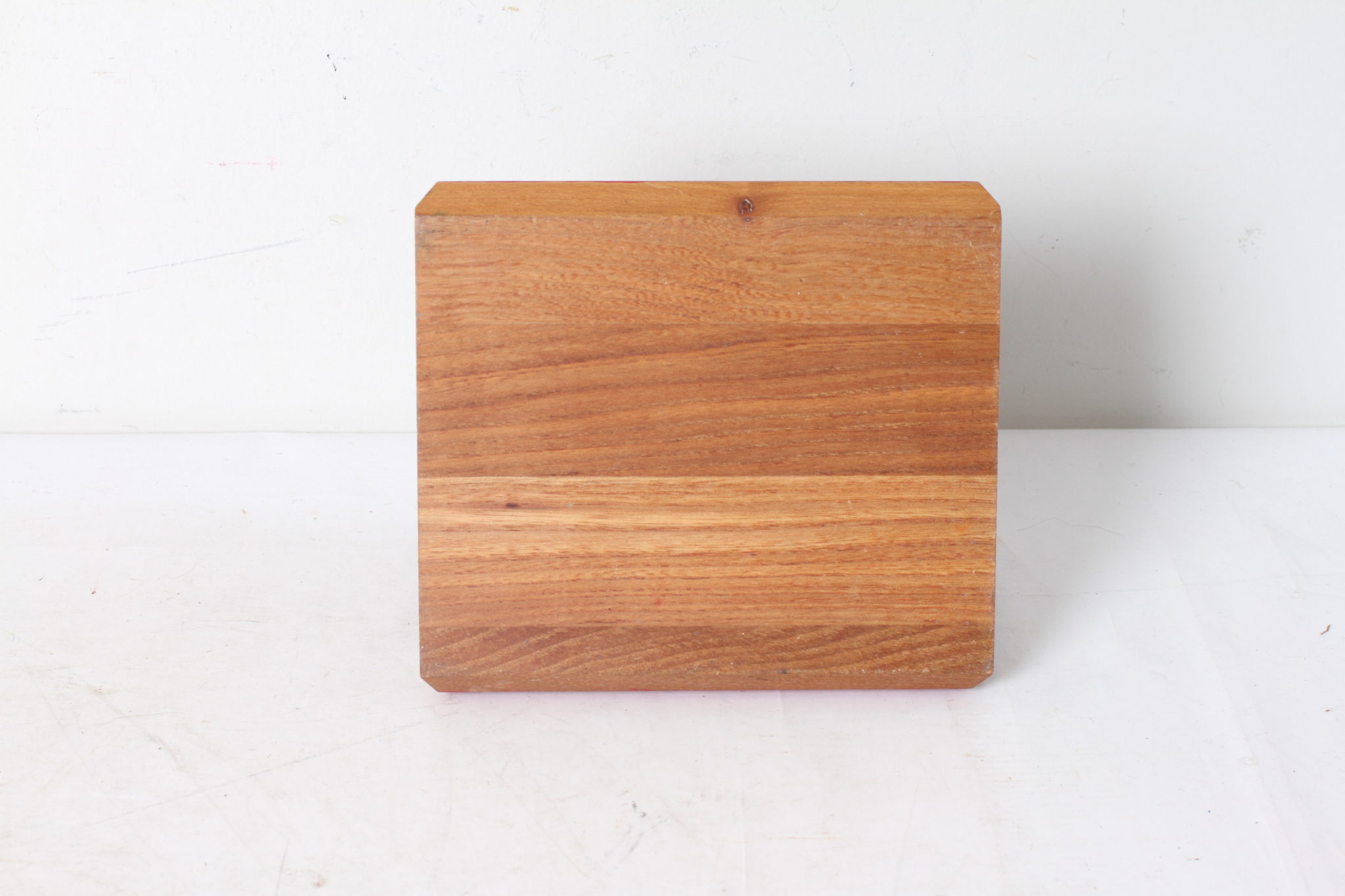 emmaus-scherwiller-etikette-occasion -Porte-serviettes vintage en bois peint à la main décoration florale (3)