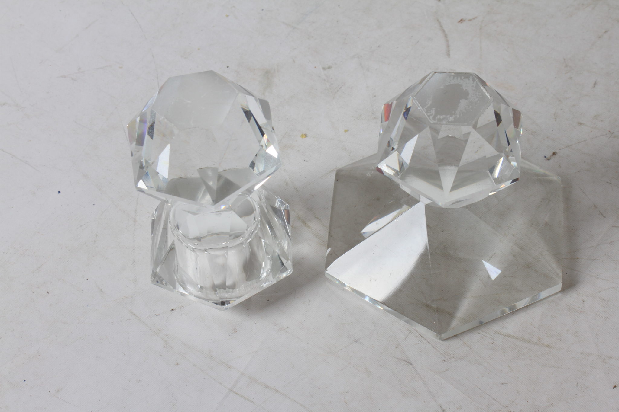 emmaus-scherwiller-etikette-occasion -villeroy ey boche-bougeoir - verre-facettes (4)