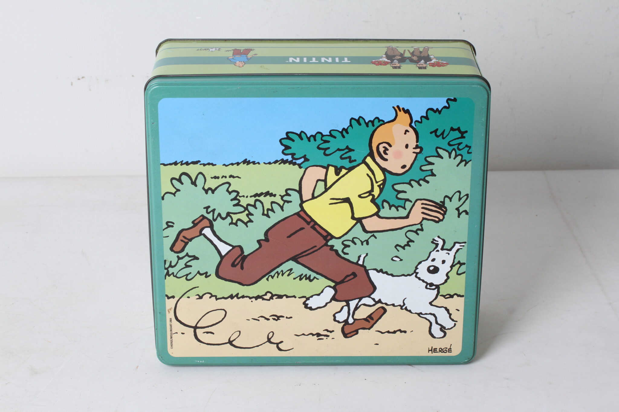 Boîte métal Tintin et Milou Hergé vintage (2)