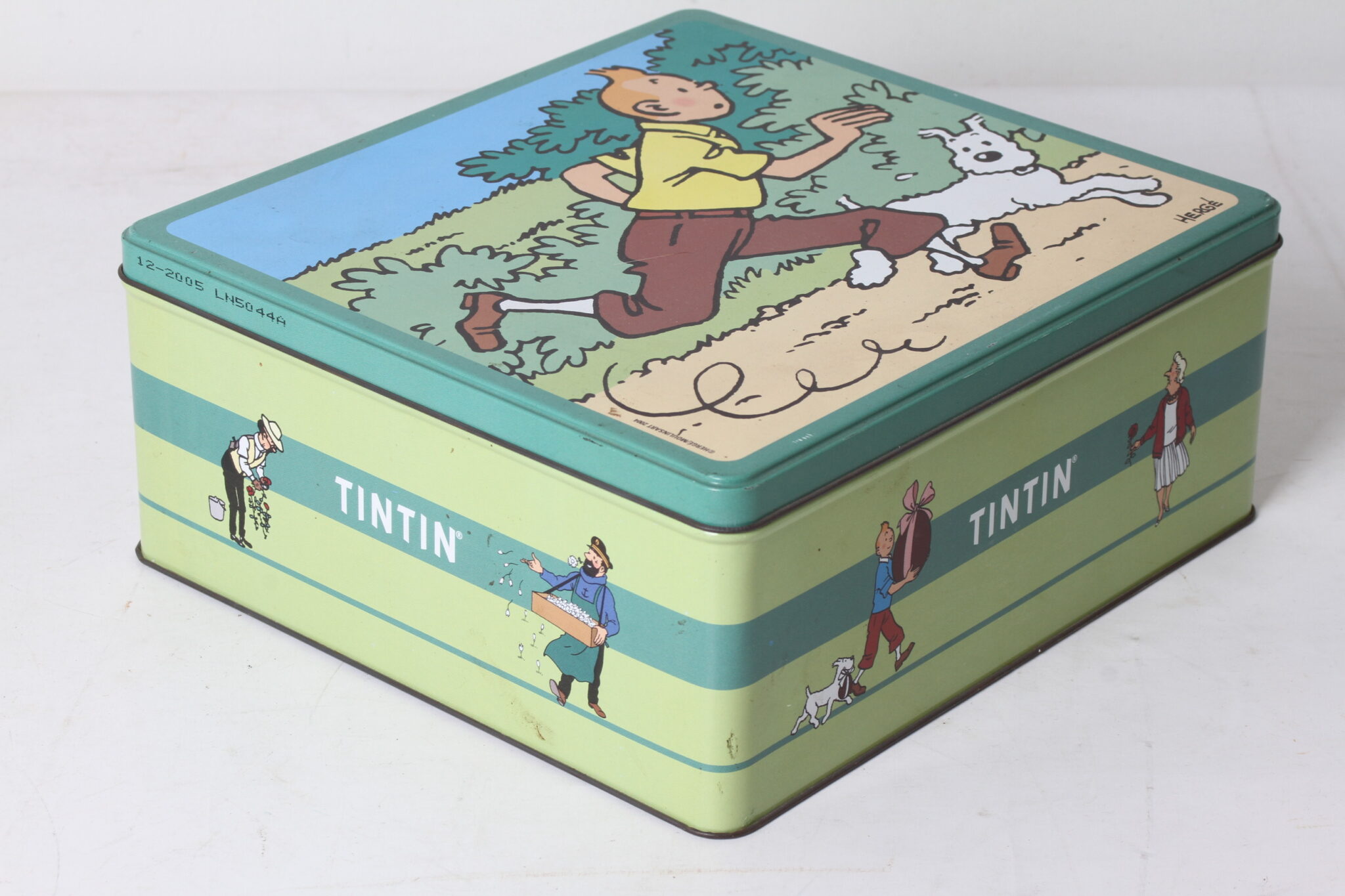 Boîte métal Tintin et Milou Hergé vintage (4)