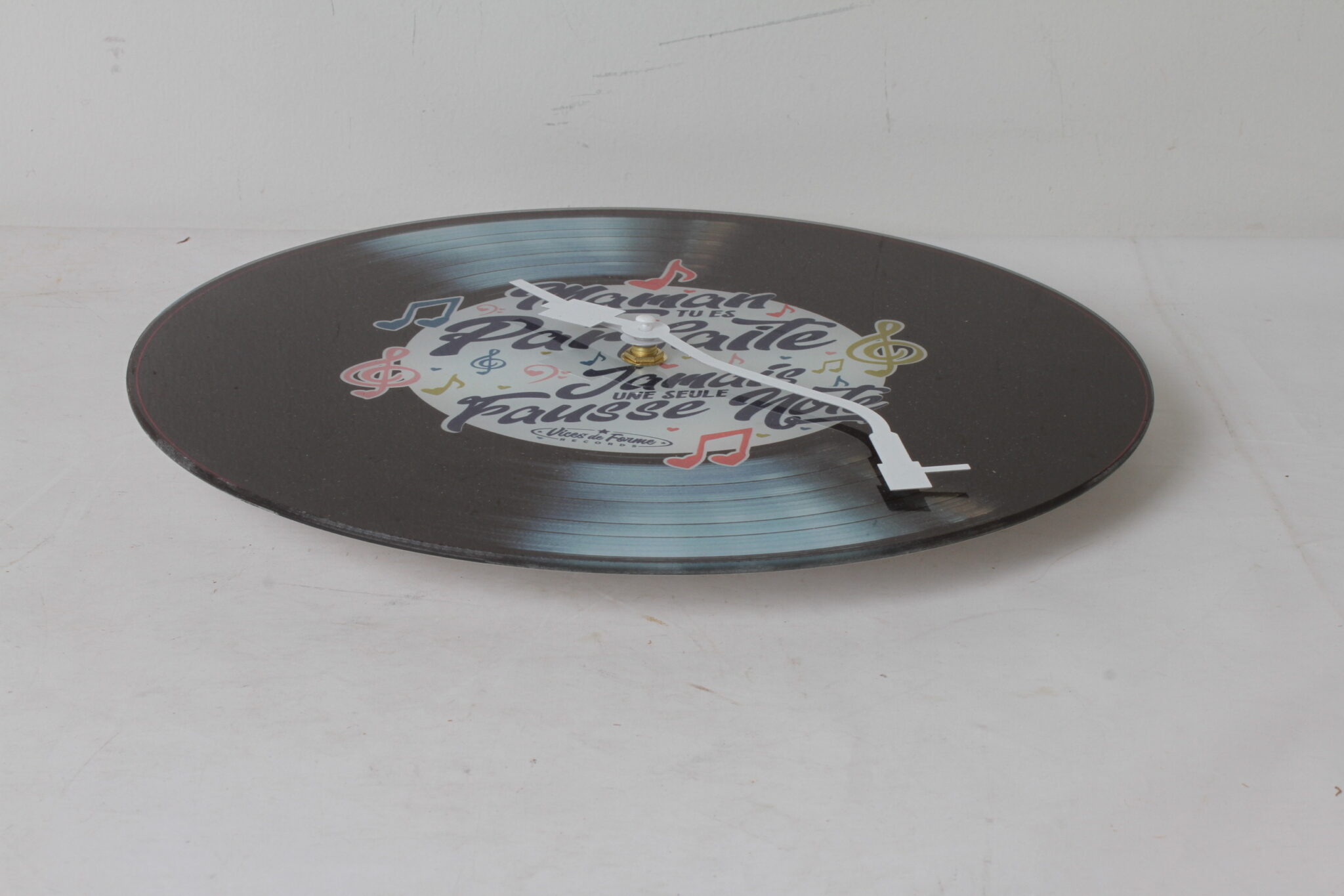 Horloge murale disque vinyle vintage (4)