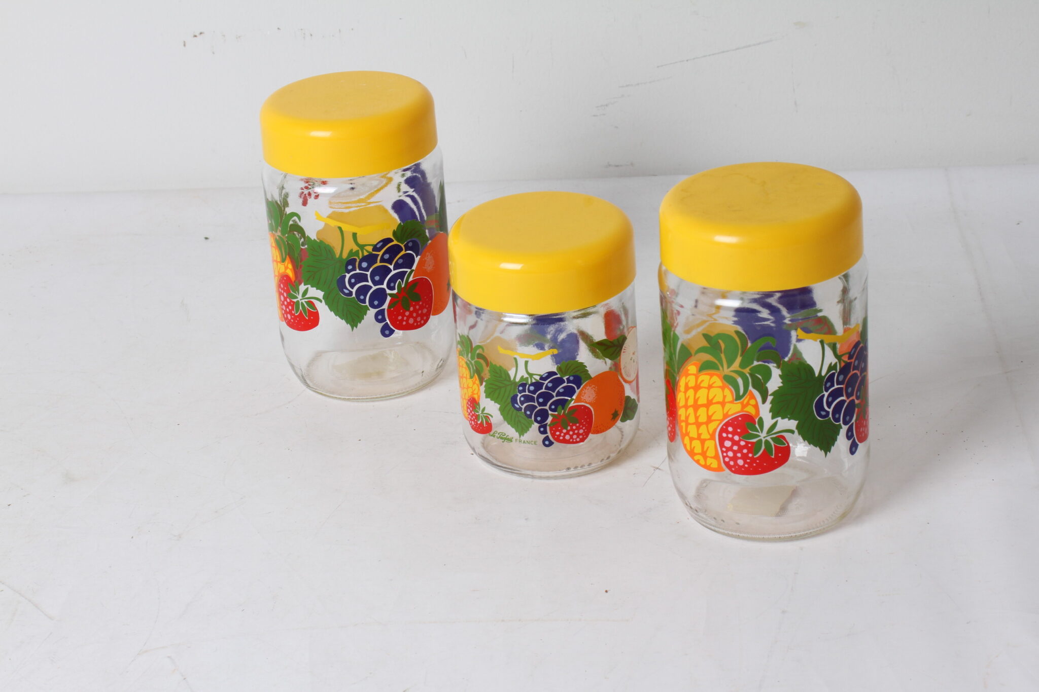 Trois pots de conservation en verre (1)