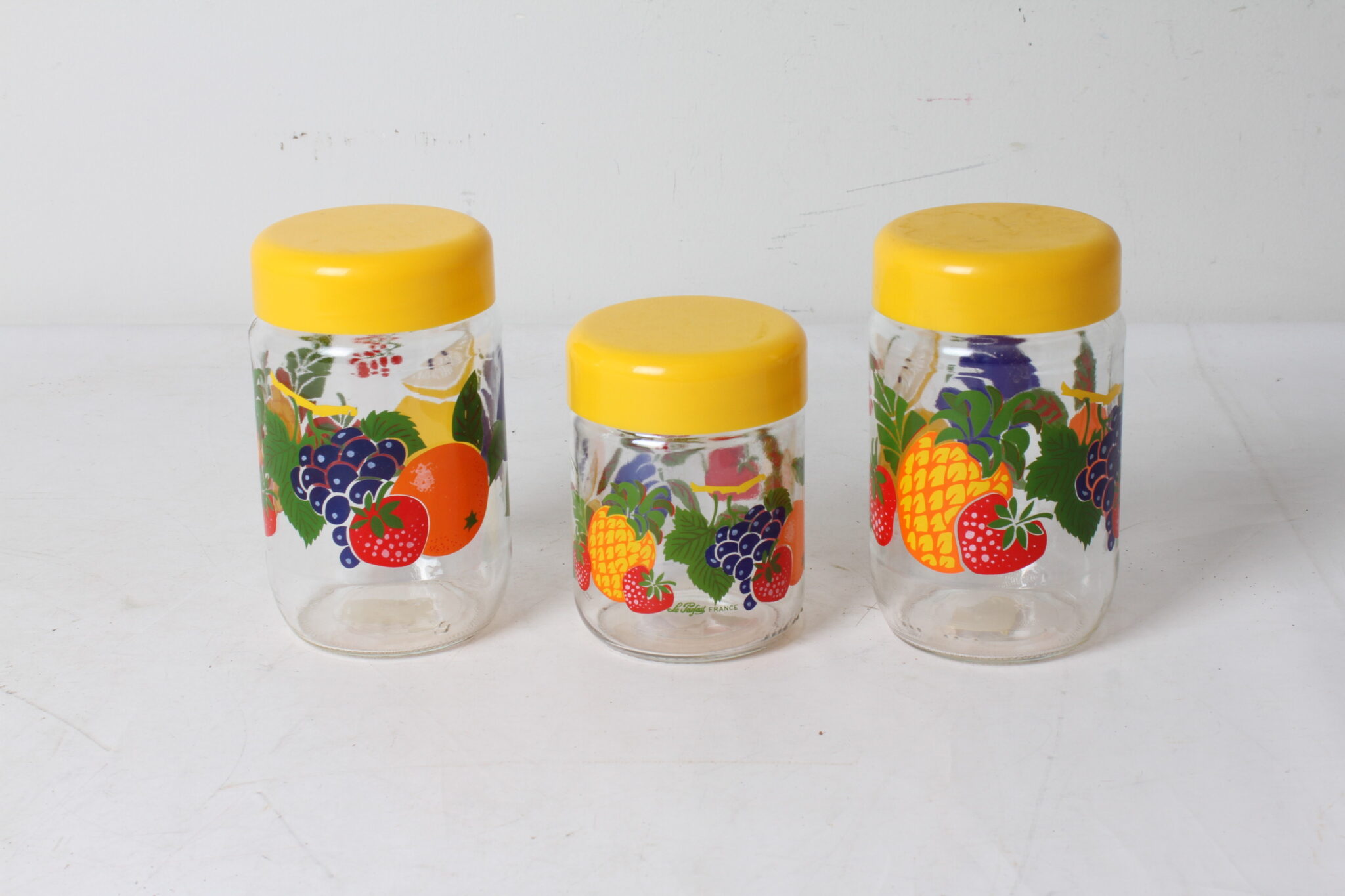 Trois pots de conservation en verre (2)