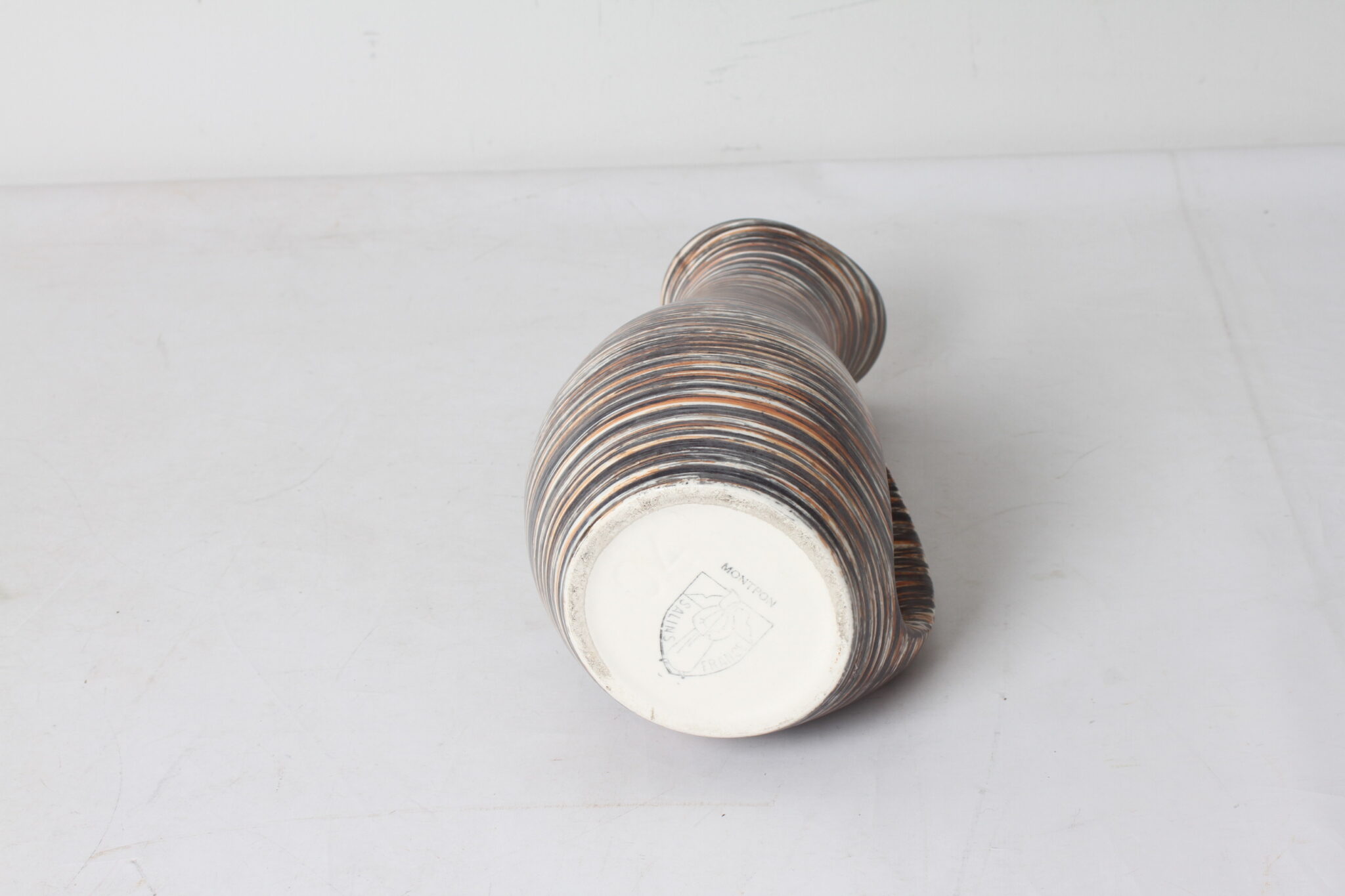 Vase céramique artisanal Montpon Salins France (1)