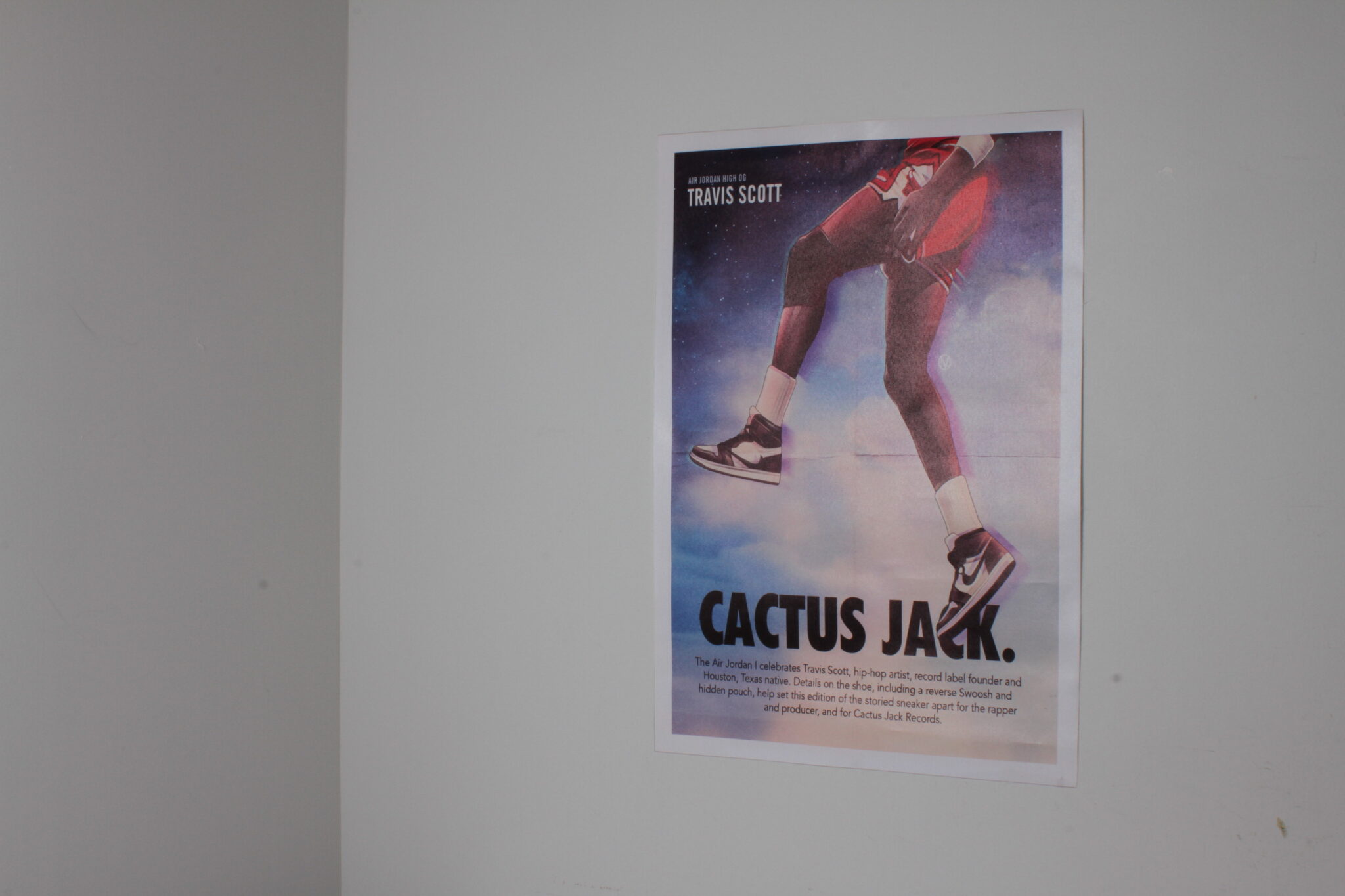 Affiche Travis Scott x Nike – “Cactus Jack”