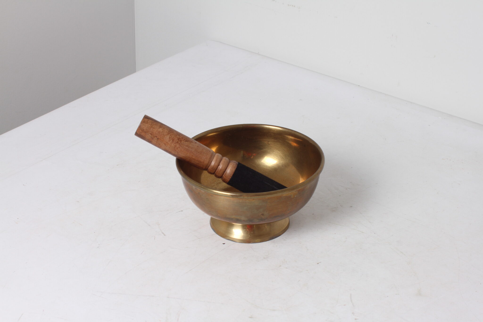 Bol chantant tibétain métal doré (2)