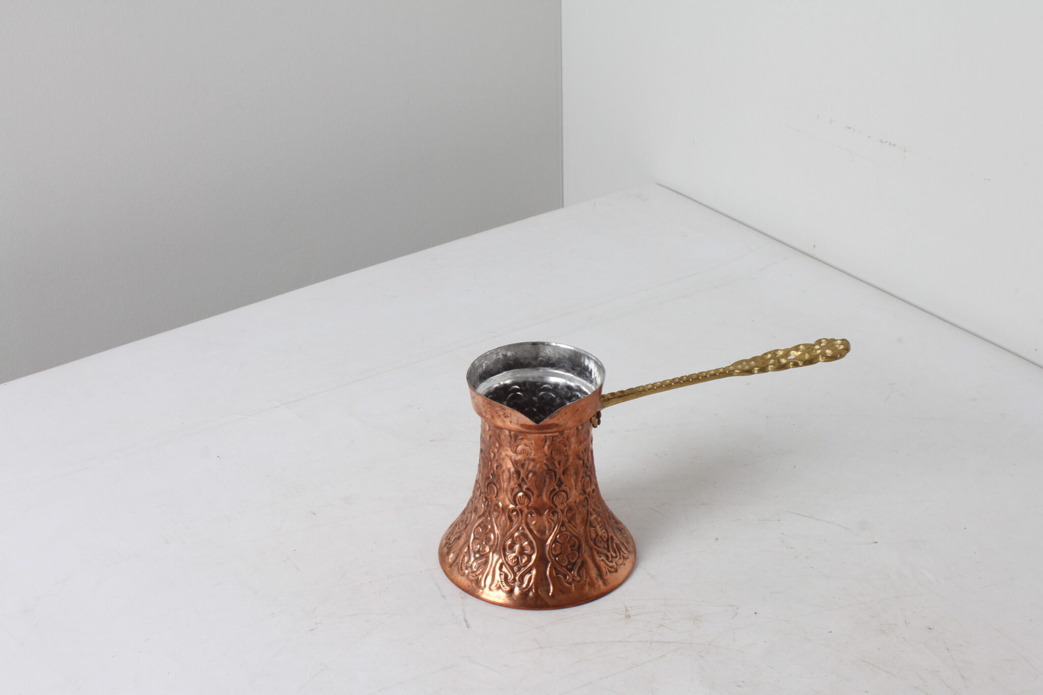 Cafetière turque en cuivre artisanale H. Muhamed (2)