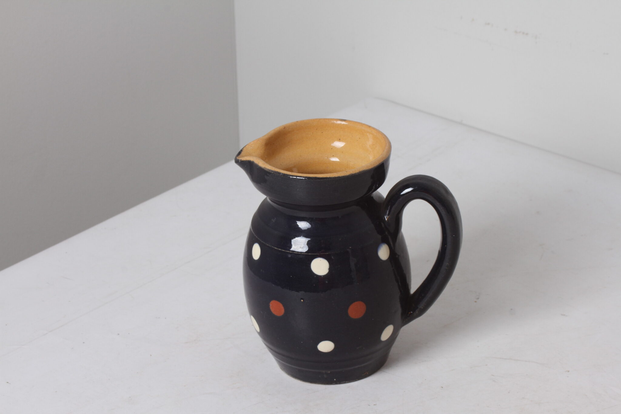 Carafe coloré en céramique vintage (3)