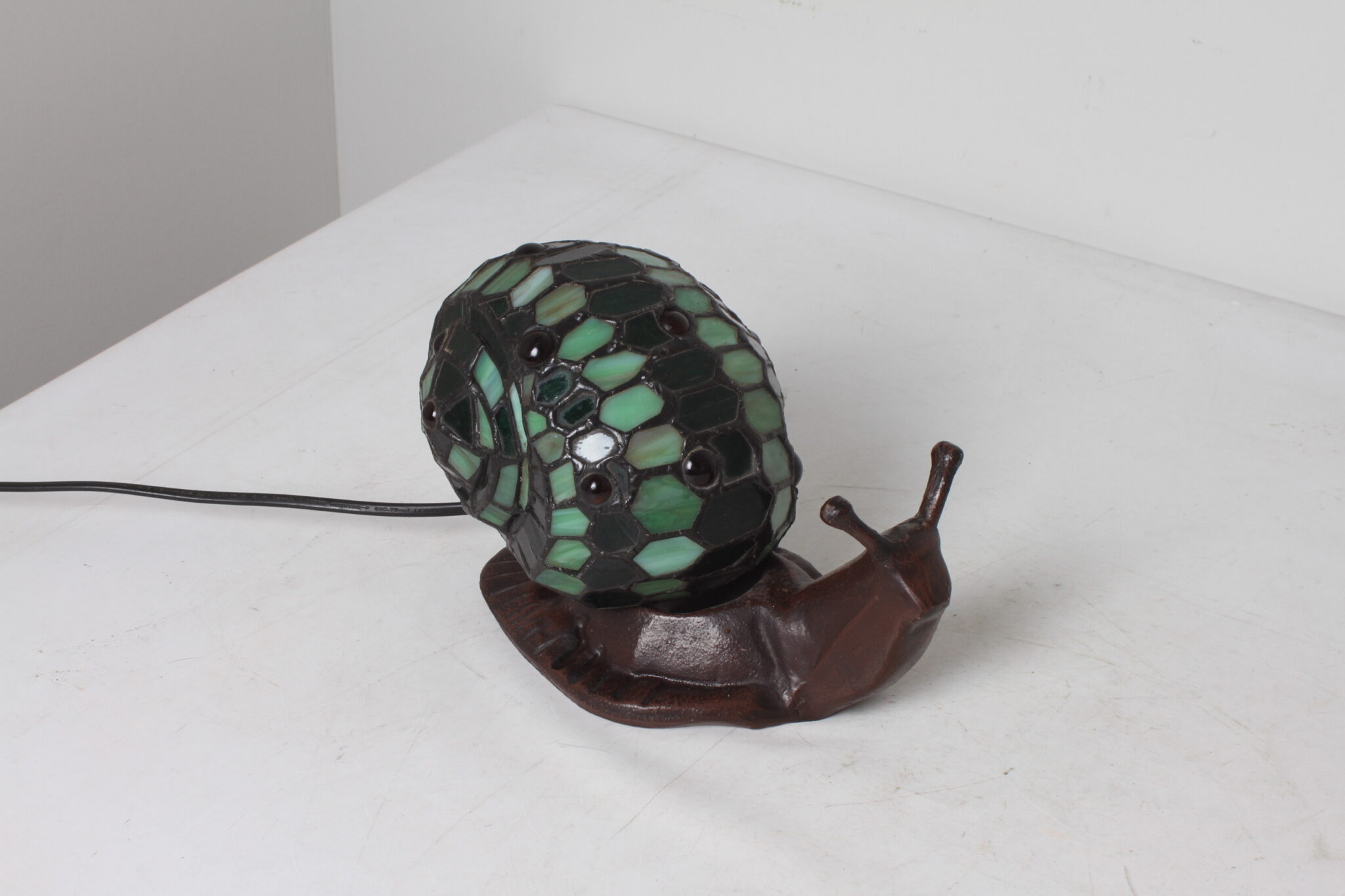 Lampe escargot style Tiffany