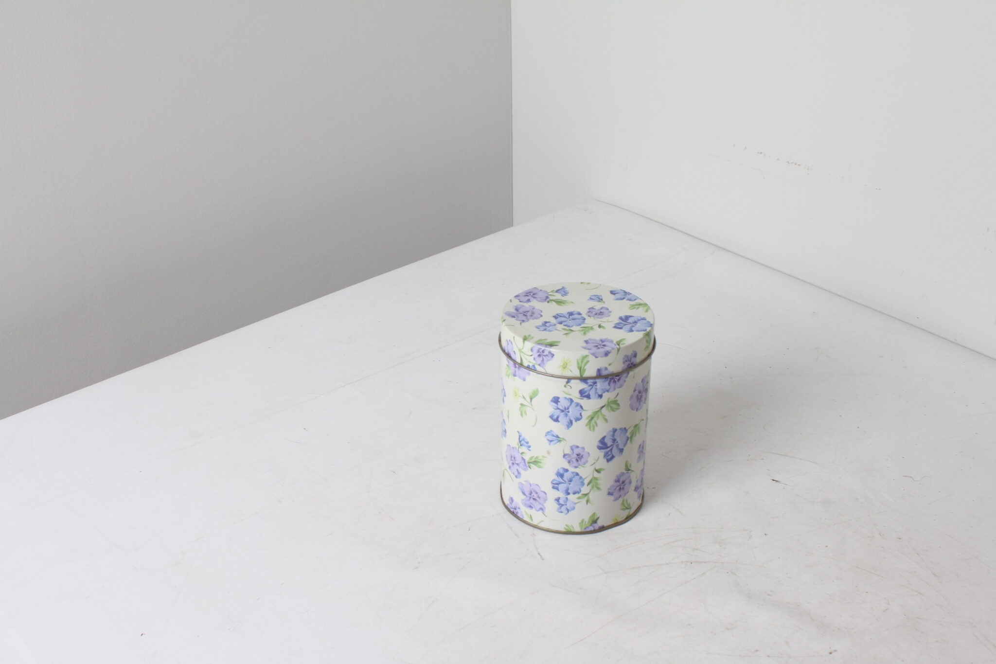 Petite boité conservation en mentale décor floral (2)