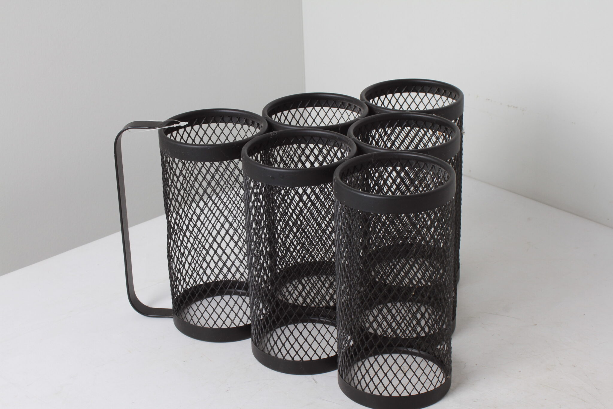 Rangement des bouteilles métal noire (4)