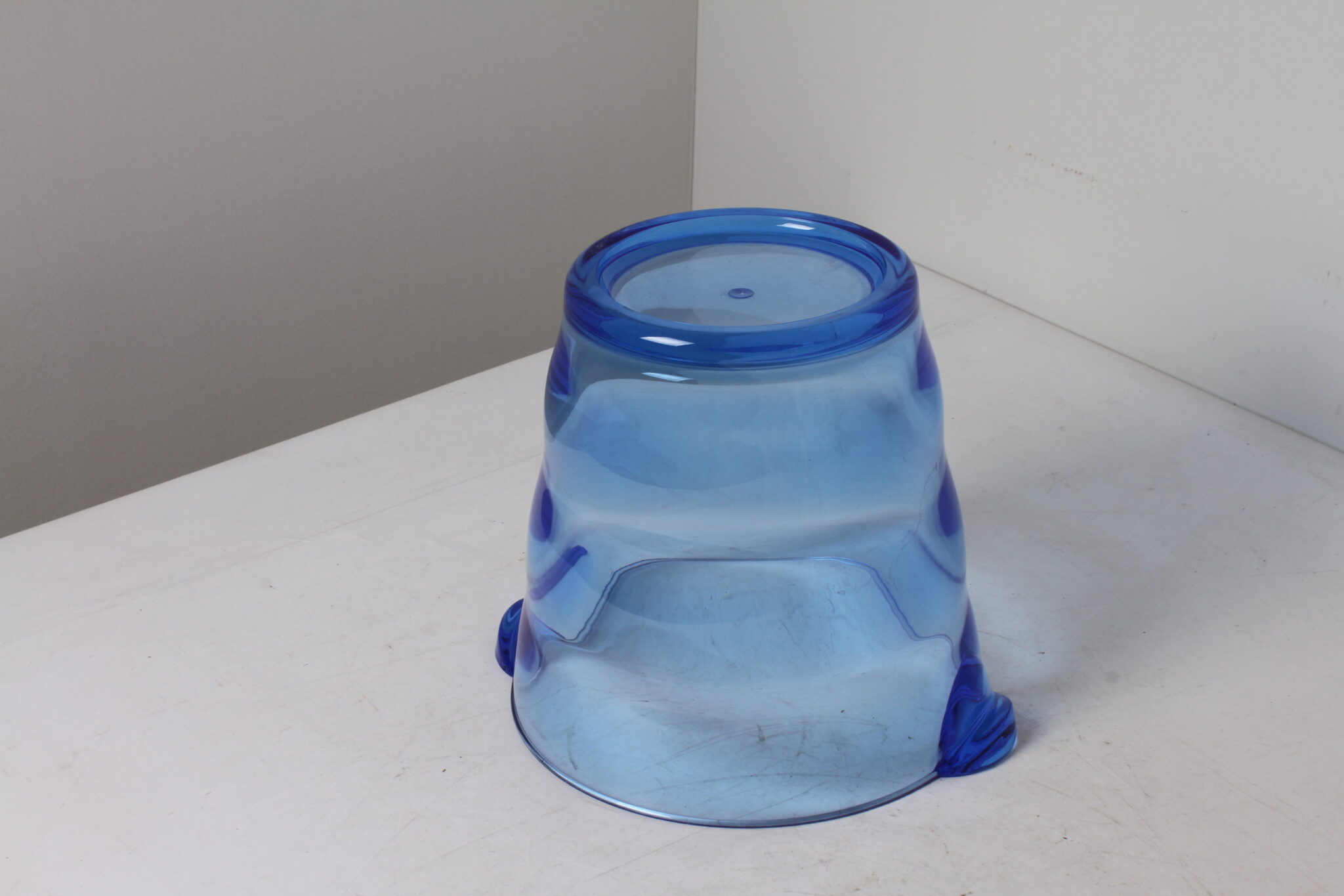 Seau glacier à vin en acrylique bleu (1)