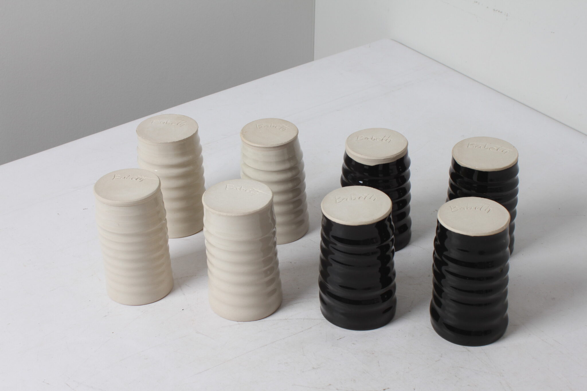 Lot de 8 bols en grès multicolores artisanaux L’Entre-pots (1)