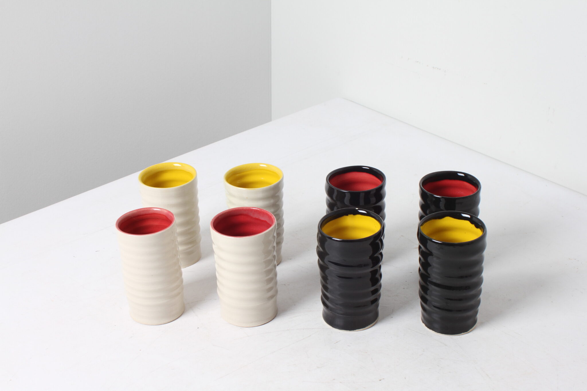 Lot de 8 bols en grès multicolores artisanaux L’Entre-pots (2)