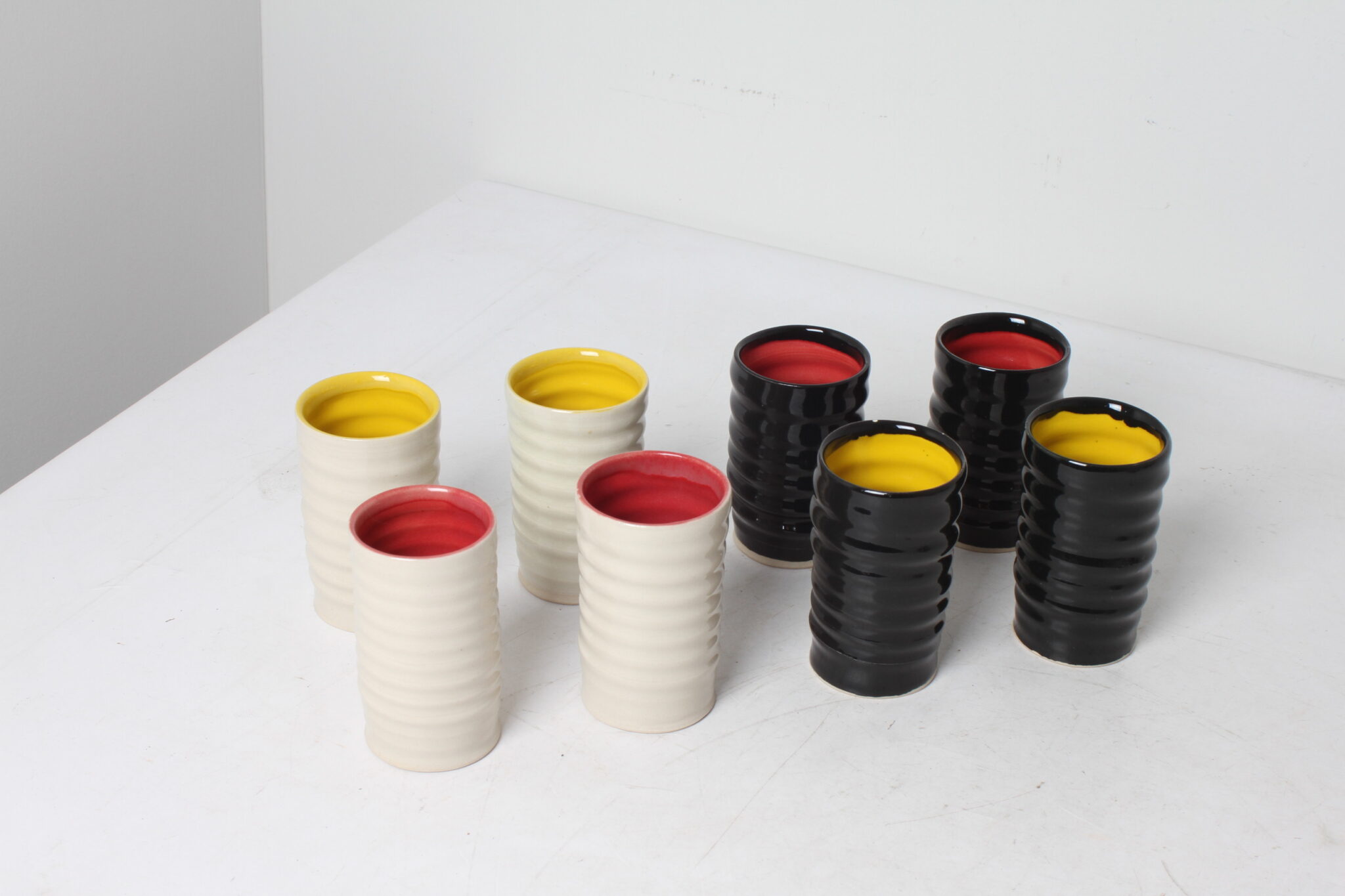 Lot de 8 bols en grès multicolores artisanaux L’Entre-pots (3)