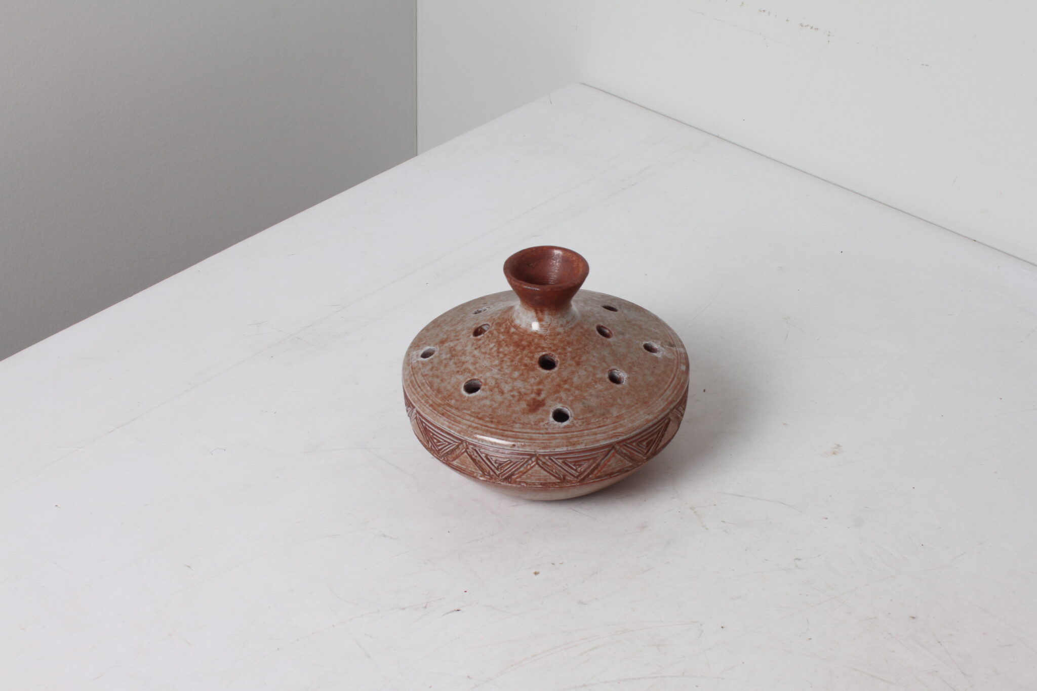 Pot-pourri Brûleur décoratif en céramique artisanale (2)