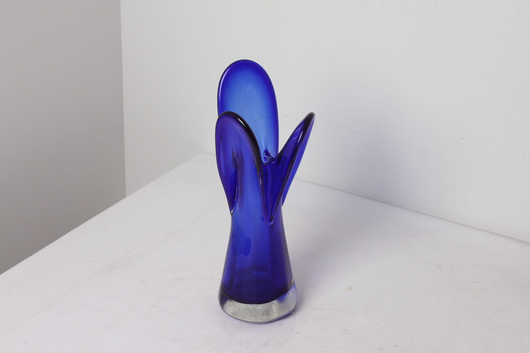 Vase Murano en bleu cobalt (2)