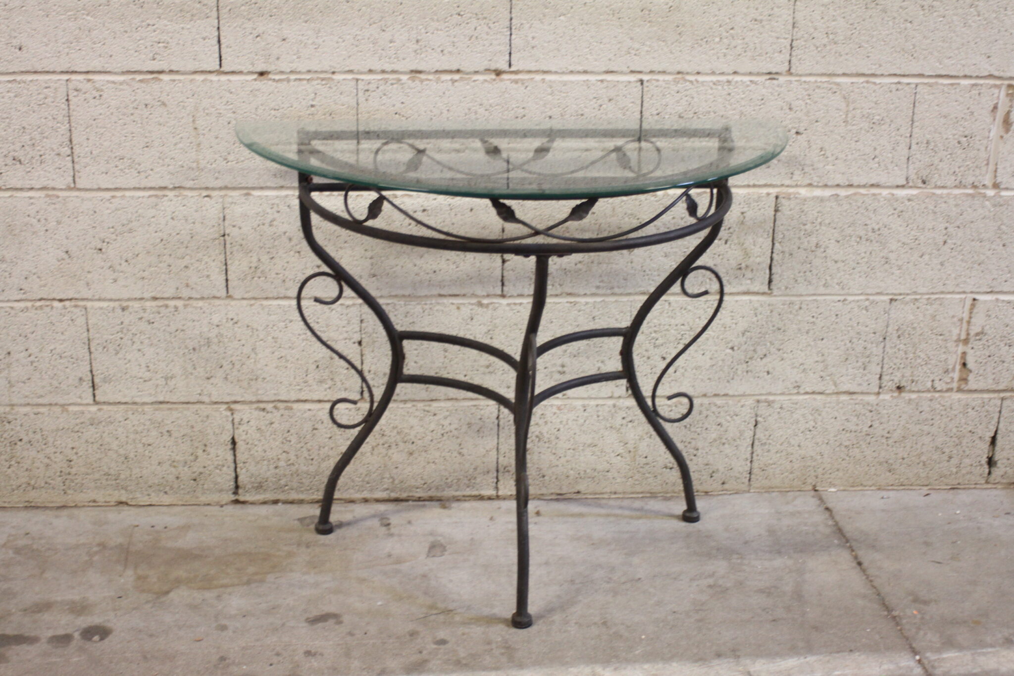 console-d'entree-demi-lune-fer-forge-verre-biseaute-mobilier-brocante-occasion-emmaus-scherwiller-etikette (3)