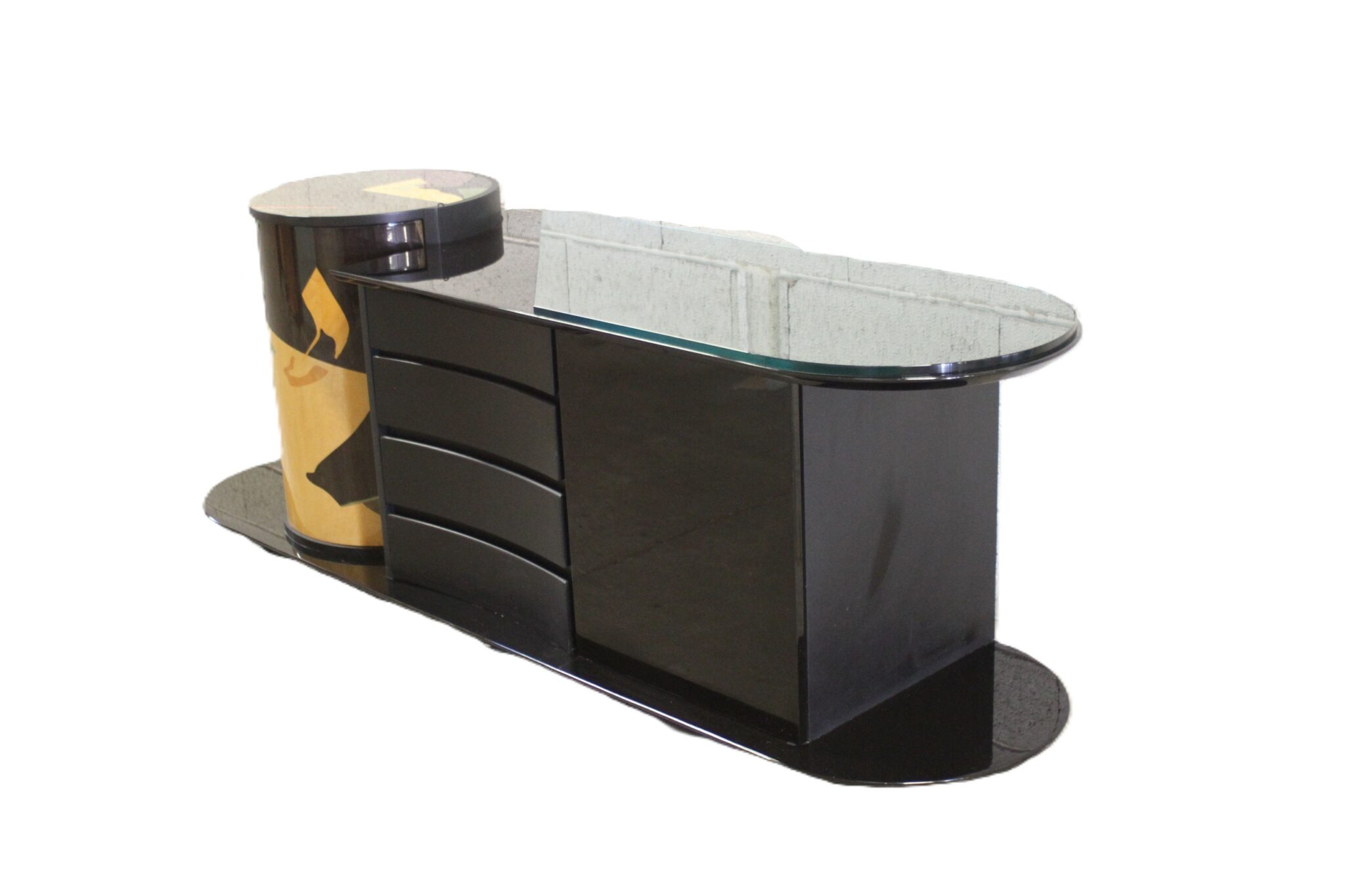 buffet-marqueterie-vintage-carlo-malnati-design-geometrique-finitions-laquees-noires-mobilier-brocante-rare-piece-occasion-emmaus-scherwiller-etikette (2)
