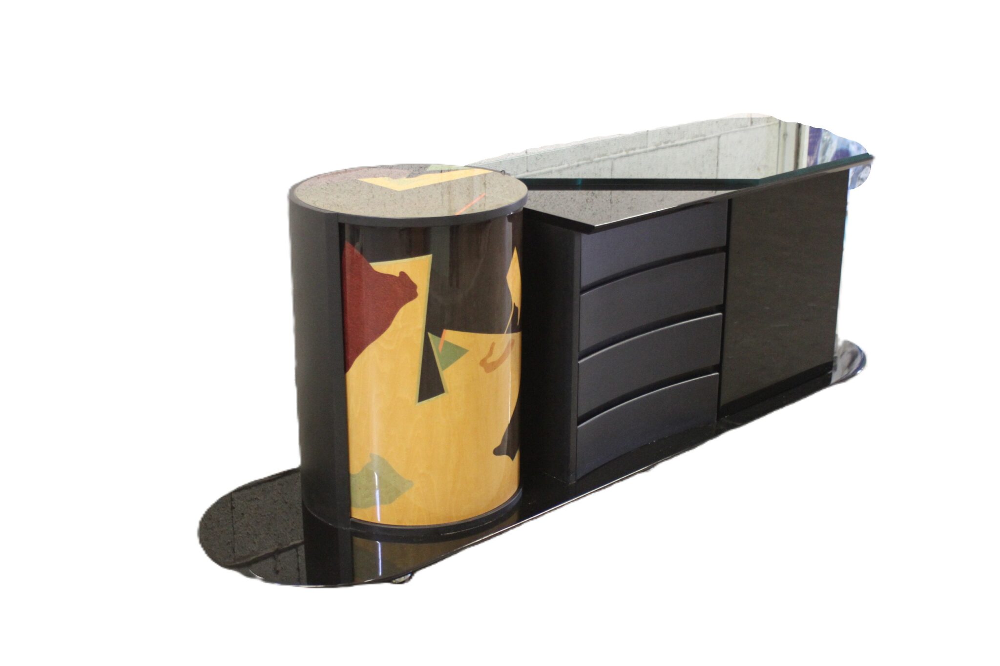 buffet-marqueterie-vintage-carlo-malnati-design-geometrique-finitions-laquees-noires-mobilier-brocante-rare-piece-occasion-emmaus-scherwiller-etikette (4)