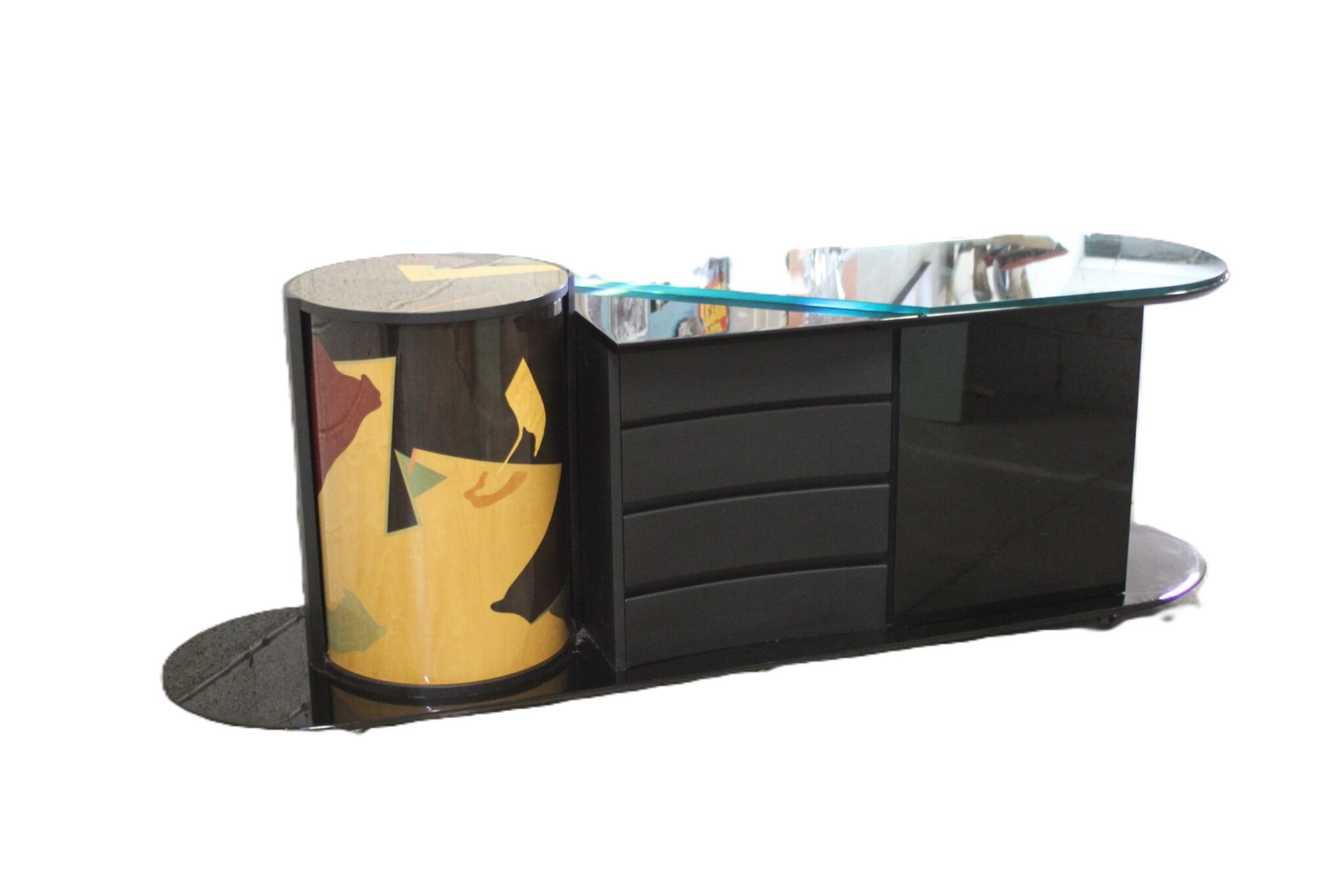 buffet-marqueterie-vintage-carlo-malnati-design-geometrique-finitions-laquees-noires-mobilier-brocante-rare-piece-occasion-emmaus-scherwiller-etikette (5)