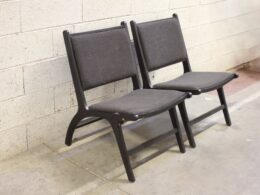 Chaises basses design scandinave