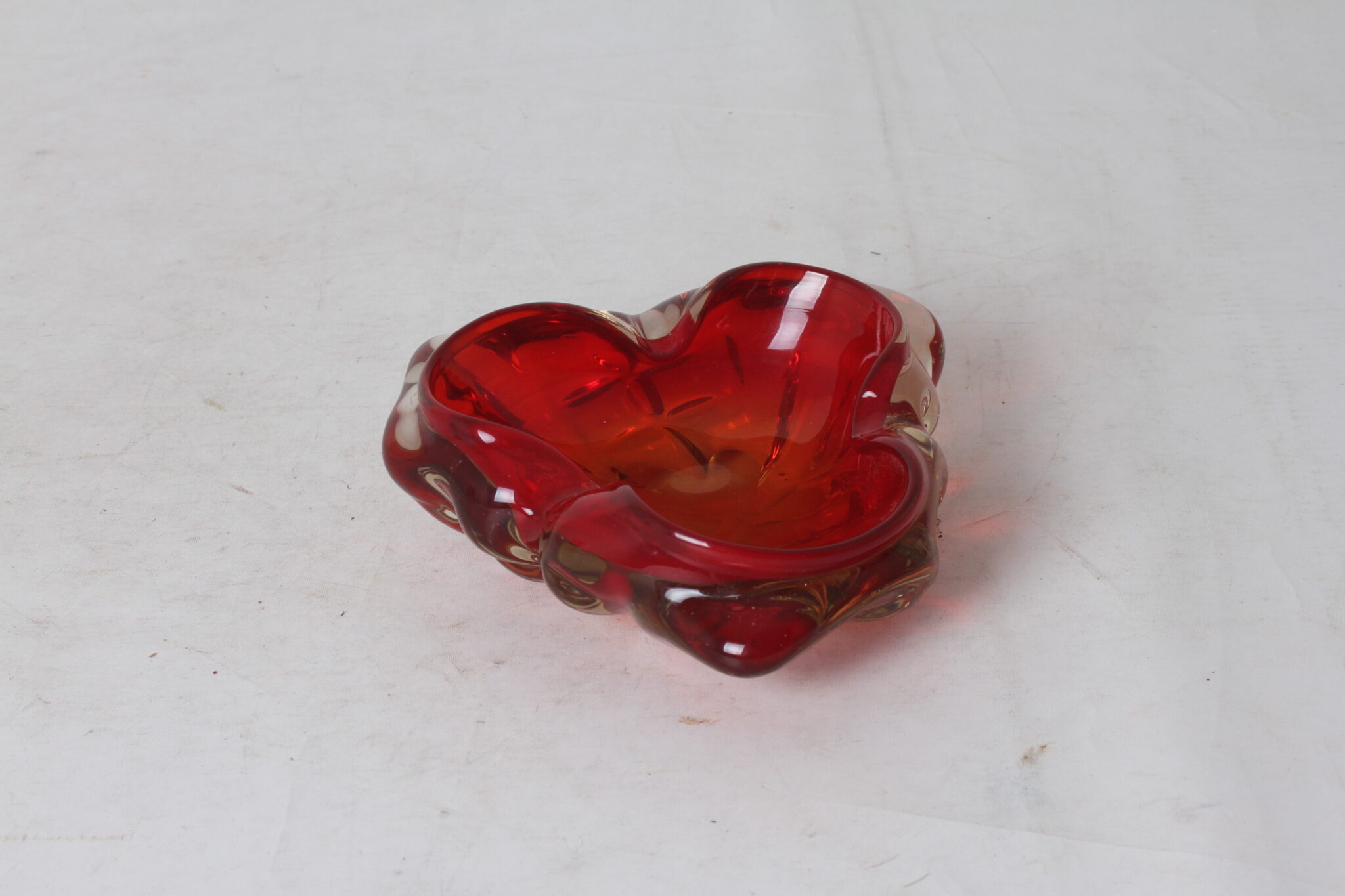 Vide poche vintage en verre