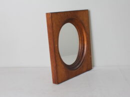 Ancien miroir mural en bois