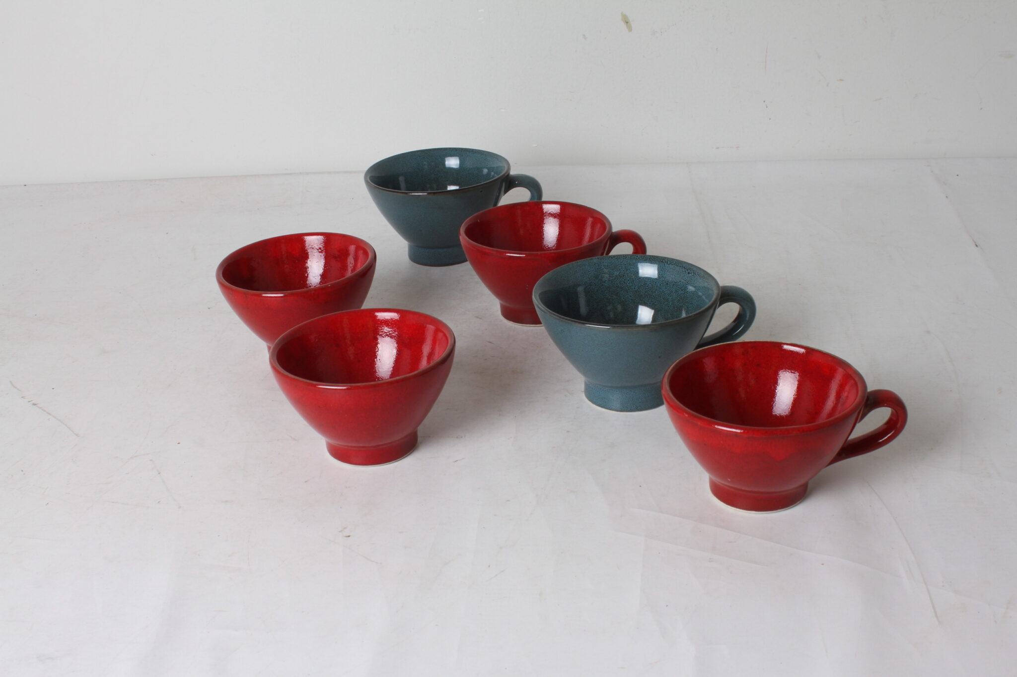 Bolées à cidre et coupelles