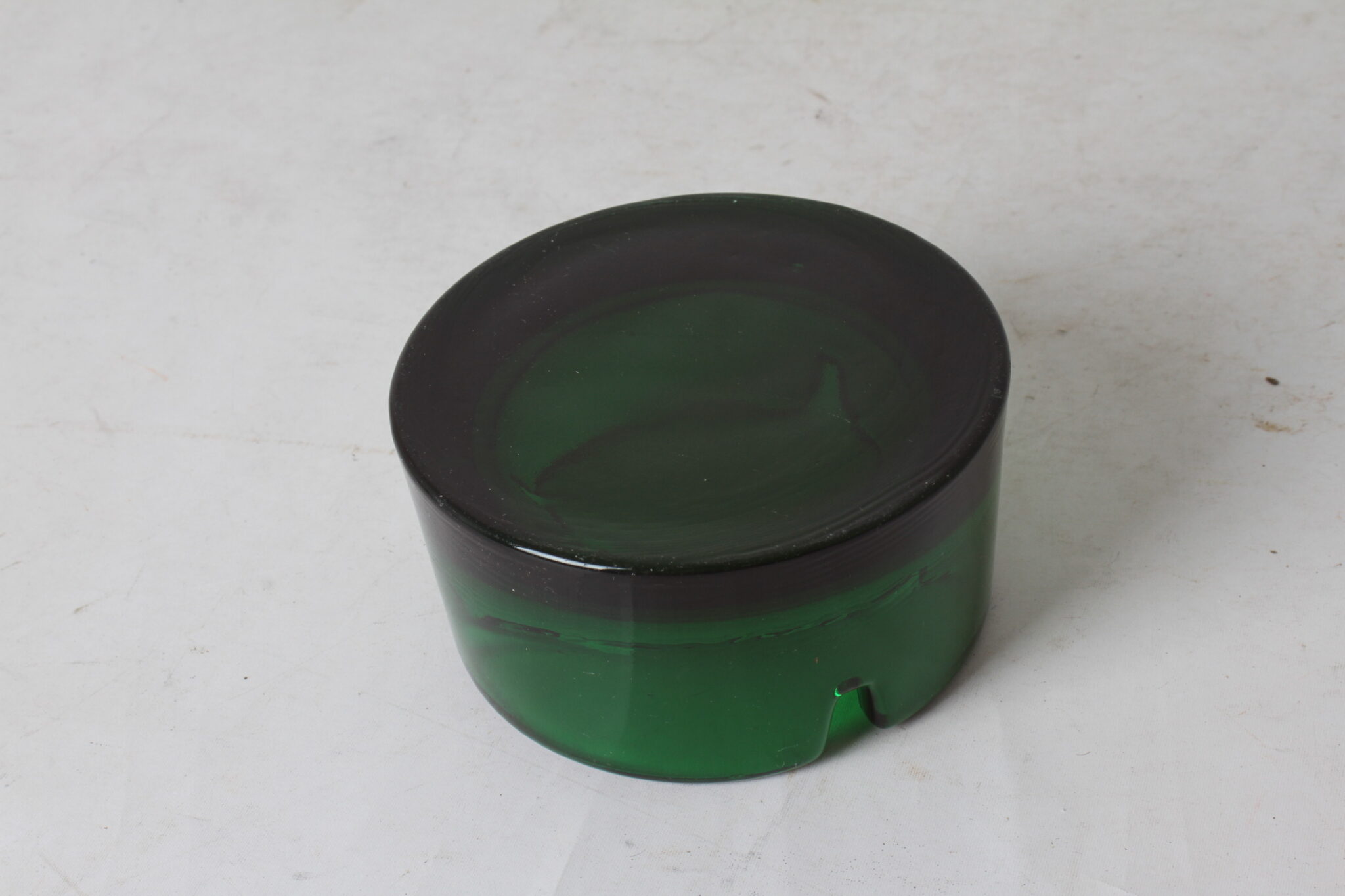 Cendrier vintage vert émeraude – Image 4