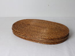 Sets de table en rotin